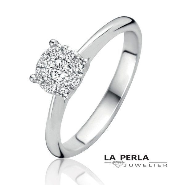Huiscollectie ring 55083 - Verlovingsring - 1,470.00€ bij www.juwelierlaperla.be Huiscollectie ring 55083 - Verlovingsring - 1,470.00€ bij www.juwelierlaperla.be