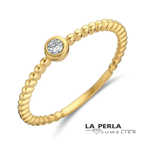 Huiscollectie ring 57841 - Verlovingsring - 599.00€ bij www.juwelierlaperla.be