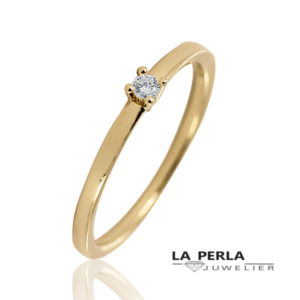 Huiscollectie ring 59217 - Verlovingsring - 512.00€ bij www.juwelierlaperla.be