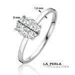 Huiscollectie ring AR0073W - Verlovingsring - 464.00€ bij www.juwelierlaperla.be