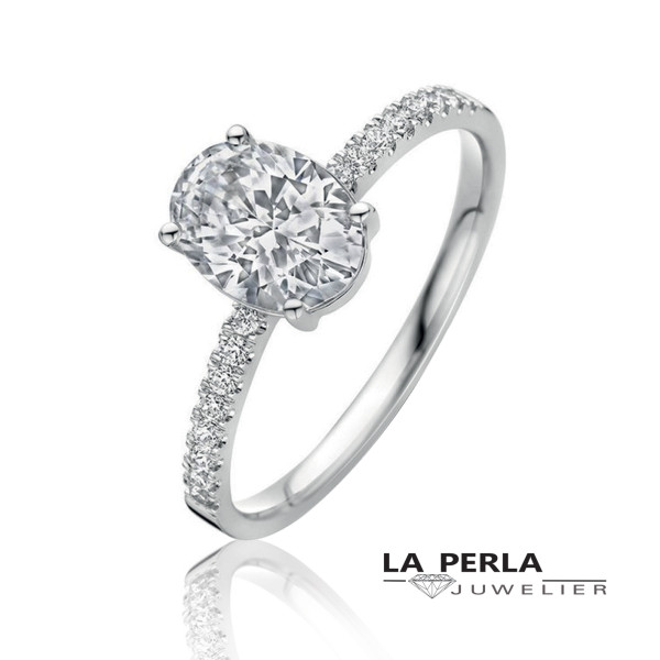Huiscollectie ring 60076 - Verlovingsring - 528.00€ bij www.juwelierlaperla.be