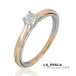 Huiscollectie ring 58519 - Verlovingsring - 1,569.00€ bij www.juwelierlaperla.be