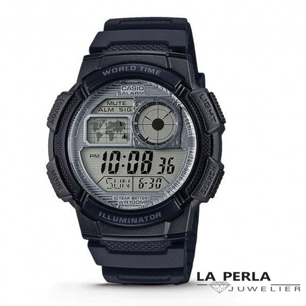 Casio uurwerk 3198 AE-1000W-7AVEF - Casio - 45.00€ bij www.juwelierlaperla.be
